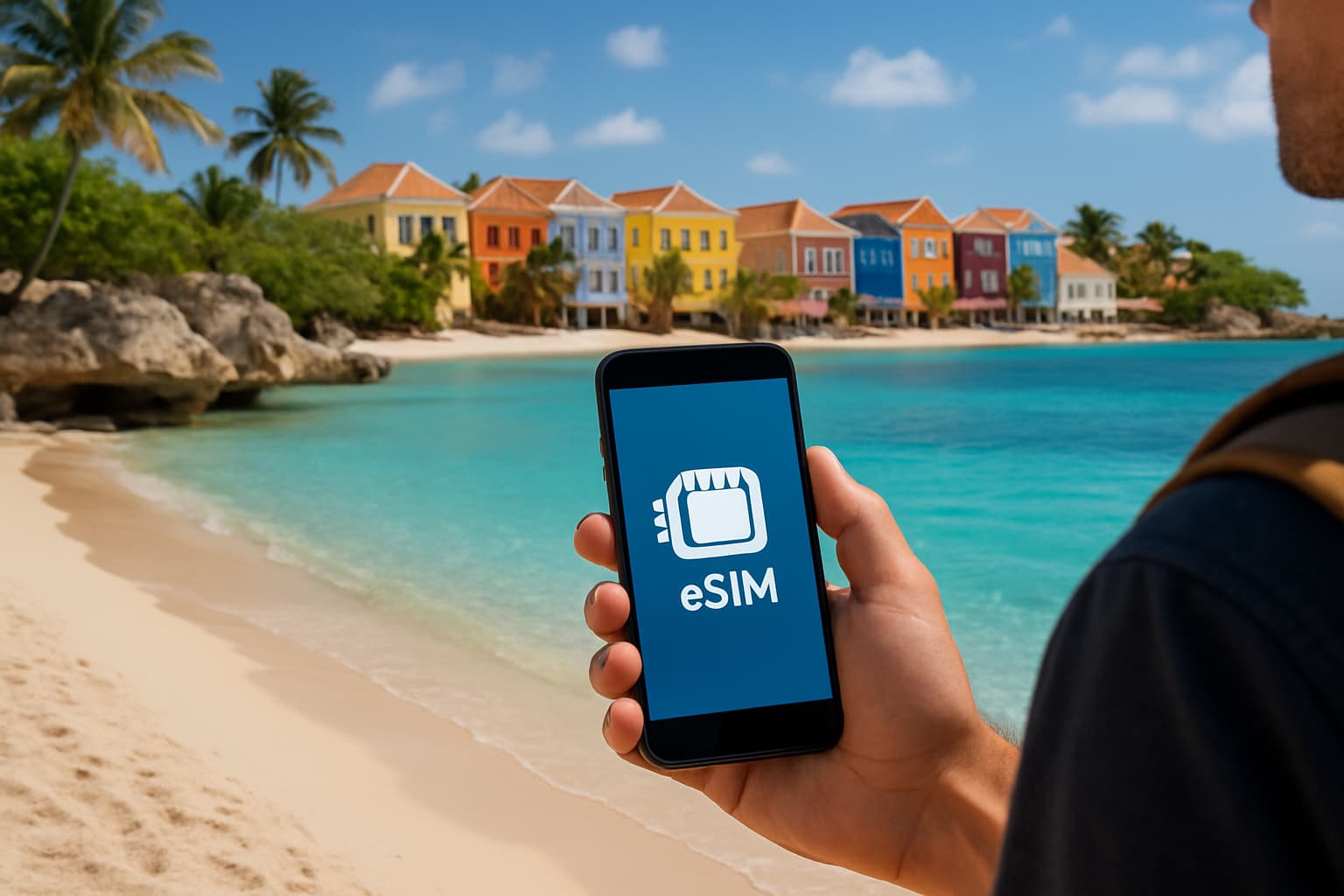 Hero afbeelding voor Beste eSIM voor Curaçao: hoe kies je de juiste mobiele data voor je reis